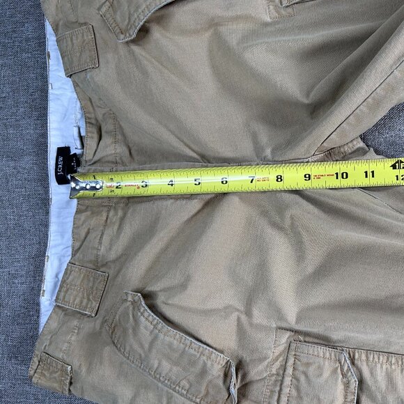 J Crew Cargo Pants Women's 8 Low Fit Mid Rise Beige Pockets City Casual - Picture 10 of 13